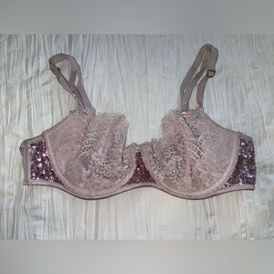Victoria's Secret Pink Lace and Sequin Bra